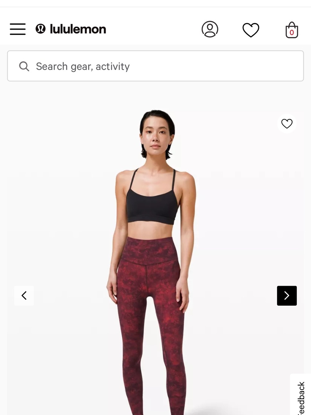 Accessories Subcategory Selection